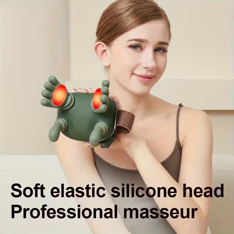 6D Hand Simulation USB Massager - Portable Neck Shoulder Back Massager
