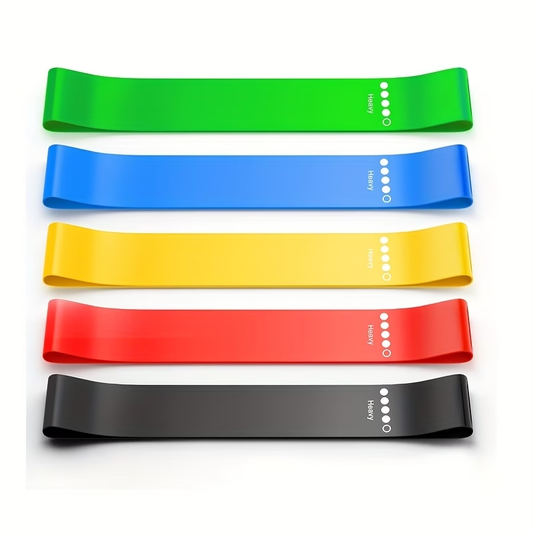 5-Piece Resistance Bands Set - Portable Workout Equipment